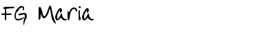 Download FG Maria Font Download FG Maria Font