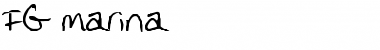 Download FG Marina Font Download FG Marina Font