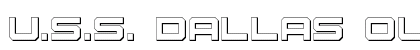 U.S.S. Dallas Outline Regular preview