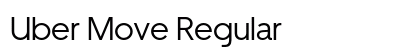 Uber Move Regular preview