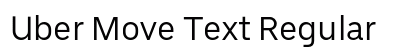 Uber Move Text Regular preview