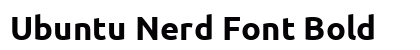 Ubuntu Nerd Font Bold preview