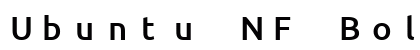 Ubuntu NF Bold preview