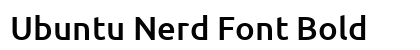 Ubuntu Nerd Font Bold preview