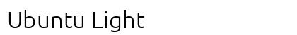 Ubuntu Light Font