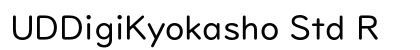 UDDigiKyokasho Std R preview