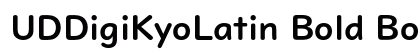 UDDigiKyoLatin Bold Bold preview