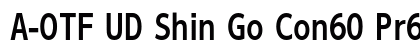 A-OTF UD Shin Go Con60 Pr6 DB preview