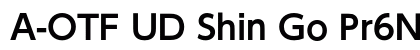 A-OTF UD Shin Go Pr6N DB preview