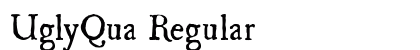 UglyQua Regular preview