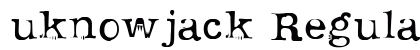 uknowjack Regular preview