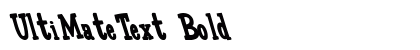 UltiMateText Bold preview