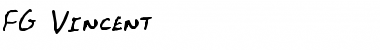 Download FG Vincent Font Download FG Vincent Font