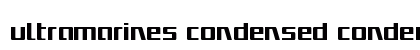 Ultramarines Condensed Condensed preview