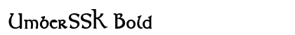 UmberSSK Bold preview
