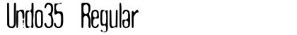 Undo35 Regular preview