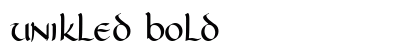 Unikled Bold preview