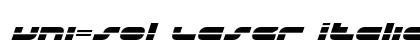 uni-sol Laser Italic Italic preview