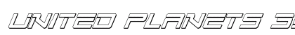 United Planets 3D Italic Italic preview