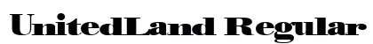 UnitedLand Regular preview