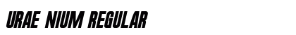 Urae Nium Regular preview