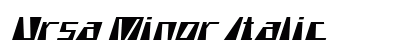 Ursa Minor Italic preview