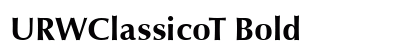 URWClassicoT Bold preview