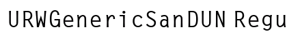 URWGenericSanDUN Regular preview