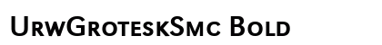 UrwGroteskSmc Bold preview