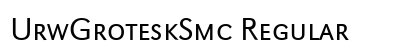 UrwGroteskSmc Regular preview