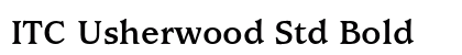 ITC Usherwood Std Bold preview