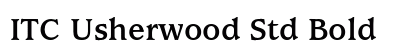 ITC Usherwood Std Bold preview