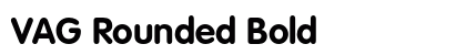 VAG Rounded Bold preview