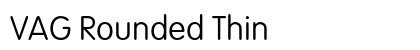 VAG Rounded Thin Preview