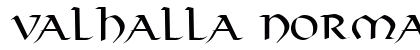 Valhalla Normal Font