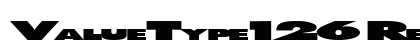 ValueType126 Regular Preview