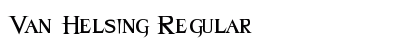 Van Helsing Regular Font