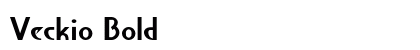 Veckio Bold preview