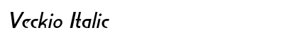Veckio Italic Preview