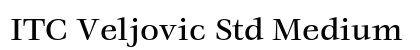 ITC Veljovic Std Medium Preview