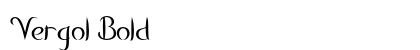 Vergol Bold preview