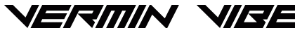 Vermin Vibes Slant Regular preview