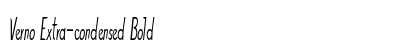 Verno Extra-condensed Bold Preview
