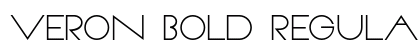 Veron Bold Regular preview