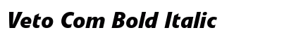 Veto Com Bold Italic Preview