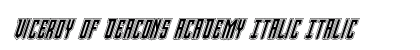 Viceroy of Deacons Academy Italic Italic preview