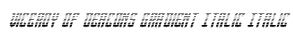 Viceroy of Deacons Gradient Italic Italic preview