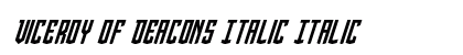 Viceroy of Deacons Italic Italic preview