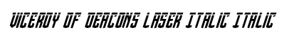 Viceroy of Deacons Laser Italic Italic preview