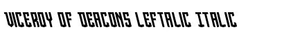 Viceroy of Deacons Leftalic Italic preview